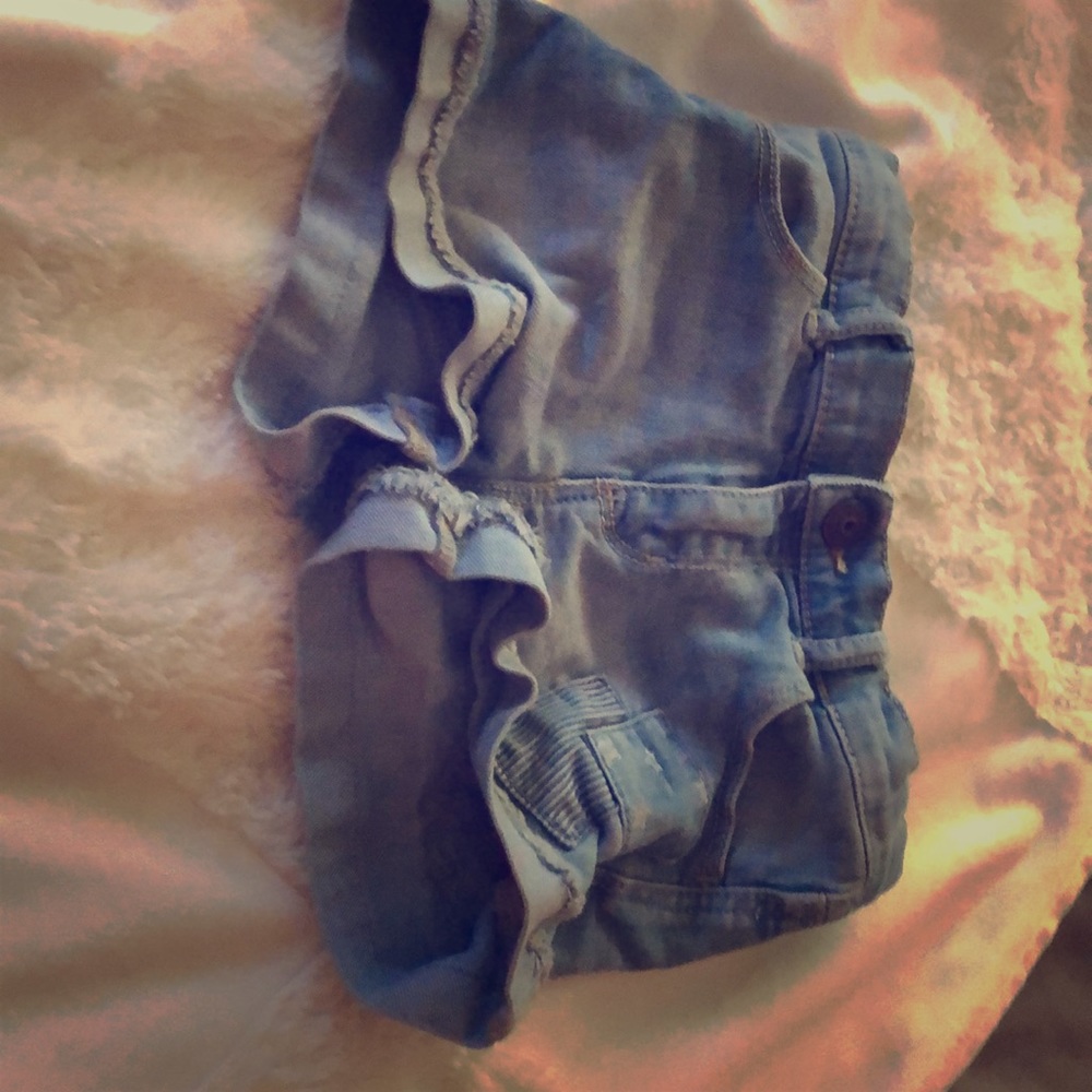 Some jean shorts